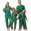 Ekouaer Family Christmas Pajamas Matching Sets Womens Mens Pjs Long Sleeve Sleepwear Holiday Lounge Sets(Green-christmas)