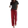 Black-red Plaid