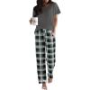 Deep Grey-white Plaid