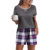 Navy Blue Black & Red Plaid