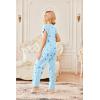 Ekouaer 2 Pack Womens Pajamas Short Sleeve Sleepwear Top with Pants Super-Soft Printed Lounge Sets S-XXL(Gray Star/Blue Star)