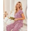 Ekouaer 2 Pack Womens Pajamas Short Sleeve Sleepwear Top with Pants Super-Soft Printed Lounge Sets S-XXL(Pink/Pink Leopard)