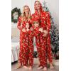 Ekouaer Christmas Matching Onesie for Couples Zipper One Piece Pajamas Adult Hooded Jumpsuit with Pockets