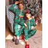 Ekouaer Christmas Matching Onesie for Couples Zipper One Piece Pajamas Adult Hooded Jumpsuit with Pockets(Christmas Socks)