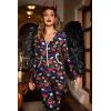 Ekouaer Christmas Onesie for Women Hooded Jumpsuit Long Sleeve Zip Up One Piece Pajamas Novelty Sleepwear(Halloween Pumpkin)
