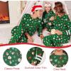Ekouaer Family Christmas Pajamas Matching Sets Long Sleeve Couple Pjs Holiday Sleepwear Soft Loungewear with Pockets(Green-christmas)