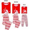 Ekouaer Family Christmas Pajamas Matching Sets Long Sleeve Couple Pjs Holiday Sleepwear Soft Loungewear with Pockets(Red White-elk)