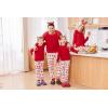 Ekouaer Family Matching Pajamas Christmas Sleepwear Long Sleeve Sleep Shirt with Plaid Pants Soft Loungewear Pjs Set S-XXL(Christmas Print)