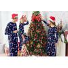 Ekouaer Family Matching Pajamas Christmas Sleepwear Long Sleeve Sleep Shirt with Plaid Pants Soft Loungewear Pjs Set S-XXL(Christmas Snowman Snowflake)