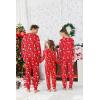 Ekouaer Family Matching Pajamas Christmas Sleepwear Long Sleeve Sleep Shirt with Plaid Pants Soft Loungewear Pjs Set S-XXL(Santa Claus Gingerbread Man)