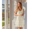 Ekouaer Nightgowns for Women Sleeveless Sleep Shirt Tank Night Gown V Neck Chemise Pleated Night Shirt Soft Sleep Dress(Floral Yellow)