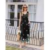 Ekouaer Nightgowns for Women Sleeveless Sleepshirt Long Print House Dress Tank Nightshirt Maxi Casual Dress with Pockets(Floral Butterfly)
