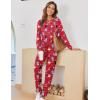 Ekouaer Pajamas For Women Comfy Long Sleeve Jogger Set Lounge Pjs Set With Pockets(Christmas Dance Girl)
