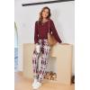 Ekouaer Pajamas For Women Comfy Long Sleeve Jogger Set Lounge Pjs Set With Pockets(Classic Wind Plaid)