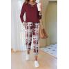 Ekouaer Pajamas For Women Comfy Long Sleeve Jogger Set Lounge Pjs Set With Pockets(Classic Wind Plaid)