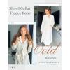 Ekouaer Robes for Women Soft Long Bathrobe Lightweight Fleece Shawl Collar Spa Robe Cozy Sleepwear with Pockets S-XXL(White)