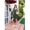 Ekouaer Rompers for Women Summer Shorts Loose Jumpsuit Waffle Casual 2026 Beach Outfits Vacation Clothes(Green)