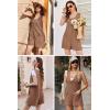 Ekouaer Rompers for Women Summer Shorts Loose Jumpsuit Waffle Casual 2026 Beach Outfits Vacation Clothes(Light Coffee)