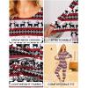 Ekouaer Thermal Underwear for Women Long Johns Sets Base Layer Lightweight 2 Pieces Pajams Set(Deer White)