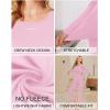 Ekouaer Thermal Underwear for Women Long Johns Sets Base Layer Lightweight 2 Pieces Pajams Set(Pink)