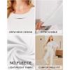 Ekouaer Thermal Underwear for Women Long Johns Sets Base Layer Lightweight 2 Pieces Pajams Set(White)
