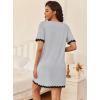 Ekouaer Women Zip Up Robe Lightweight Housecoats with Pockets Knee Length Short Bathrobes Soft Nightgown S-3XL(Light Gray)