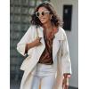 Ekouaer Women’s Classic Button Down Long Satin Silk Pajama Set(Deep Brown)