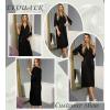 Ekouaer Zipper Robes for Women 3/4 Sleeve Bathrobe Lightweight House Coats for Women with Pockets Long Moo Moo Nightgown(Black)