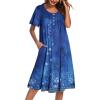 Ethnic Print Blue