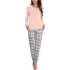 Pink Grey Plaid