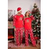Ekouaer Christmas Pajamas for Family 2024 Matching Sets Classic Plaid Xmas Soft Holiday Sleepwear S-XXL(Pat2-red)