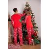 Ekouaer Christmas Pajamas for Family 2024 Matching Sets Classic Plaid Xmas Soft Holiday Sleepwear S-XXL(Pat2-red)