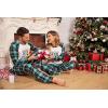 Ekouaer Christmas Pajamas for Family 2024 Matching Sets Classic Plaid Xmas Soft Holiday Sleepwear S-XXL(Pat7-plaid)