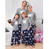 Ekouaer Christmas Pajamas for Family Matching Sets Long Sleeve Xmas Pj Set Soft Holiday Sleepwear S-XXL(Pat10-plaid)