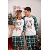Ekouaer Christmas Pajamas for Family Matching Sets Long Sleeve Xmas Pj Set Soft Holiday Sleepwear S-XXL(Pat7-plaid)