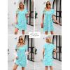 Ekouaer Cotton Nightgowns for Women Short Sleeve Womens Nightgown V Neck Sleep Shirts for Women Soft Sleepwear S-XXXL(Blue Butterfly)