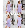 Ekouaer Cotton Nightgowns for Women Short Sleeve Womens Nightgown V Neck Sleep Shirts for Women Soft Sleepwear S-XXXL(Heart Print Purple)