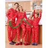 Ekouaer Family Christmas Pajamas Matching Sets Long Sleeve Holiday Pjs Sleepwear 2 Piece Lounge Sets S-XXL(Christmas Tree on Red)