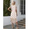Ekouaer Long Nightgowns for Women with Pockets Short Sleeves Moo Moos for Women Casual Maxi Dress House Dresses S-XXXL(Bohemian Flowers)