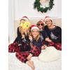 Ekouaer Matching Family Sets Christmas Pajamas Set Xmas PJS Sleepwear Soft Christmas Matching Jammies(Christmas Tree Plaid)