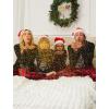 Ekouaer Matching Family Sets Christmas Pajamas Set Xmas PJS Sleepwear Soft Christmas Matching Jammies(Christmas Tree Plaid)