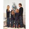 Ekouaer Matching Family Sets Christmas Pajamas Set Xmas PJS Sleepwear Soft Christmas Matching Jammies(Naughty Santa Claus)