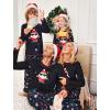 Ekouaer Matching Family Sets Christmas Pajamas Set Xmas PJS Sleepwear Soft Christmas Matching Jammies(Naughty Santa Claus)