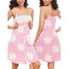 Ekouaer Maternity Nursing Gown and Robe Set 2 Piece Waffle Breastfeeding Nightgown 3 in 1 Labor and Delivery Hospital Gown(Pink Floral)