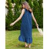 Ekouaer Nightgowns for Women Long Sleeveless Night Gown Victorian Nightdress Button Sleepshirt Soft Sleepwear S-XXXL(Blue Dog Paw)
