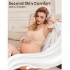 Ekouaer Nursing Bras for Breastfeeding Ribbed, Seamless Ultra Comfort Maternity Bralette Wireless Pregnancy Sleep Bra(Cream/Beige)