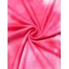 Ekouaer Pajamas Set for Women Short Sleeve Lounge Set 2 Piece Loungewear PJs Soft Cute Lightweight Sleepwear(Tie Dye Rose Pink)