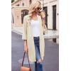 Ekouaer Robes for Women Waffle Knit Bathrobe Soft Lightweight Knee Length Loungewear S-XXL(Apricot)