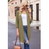 Ekouaer Robes for Women Waffle Knit Bathrobe Soft Lightweight Knee Length Loungewear S-XXL(Army Green)