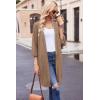 Ekouaer Robes for Women Waffle Knit Bathrobe Soft Lightweight Knee Length Loungewear S-XXL(Khaki)